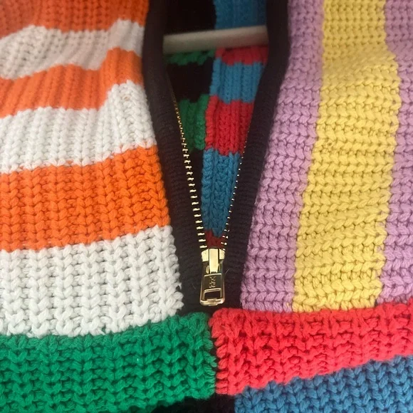 STAUD Multicolor Striped Knit Sweater - Picture 9 of 10